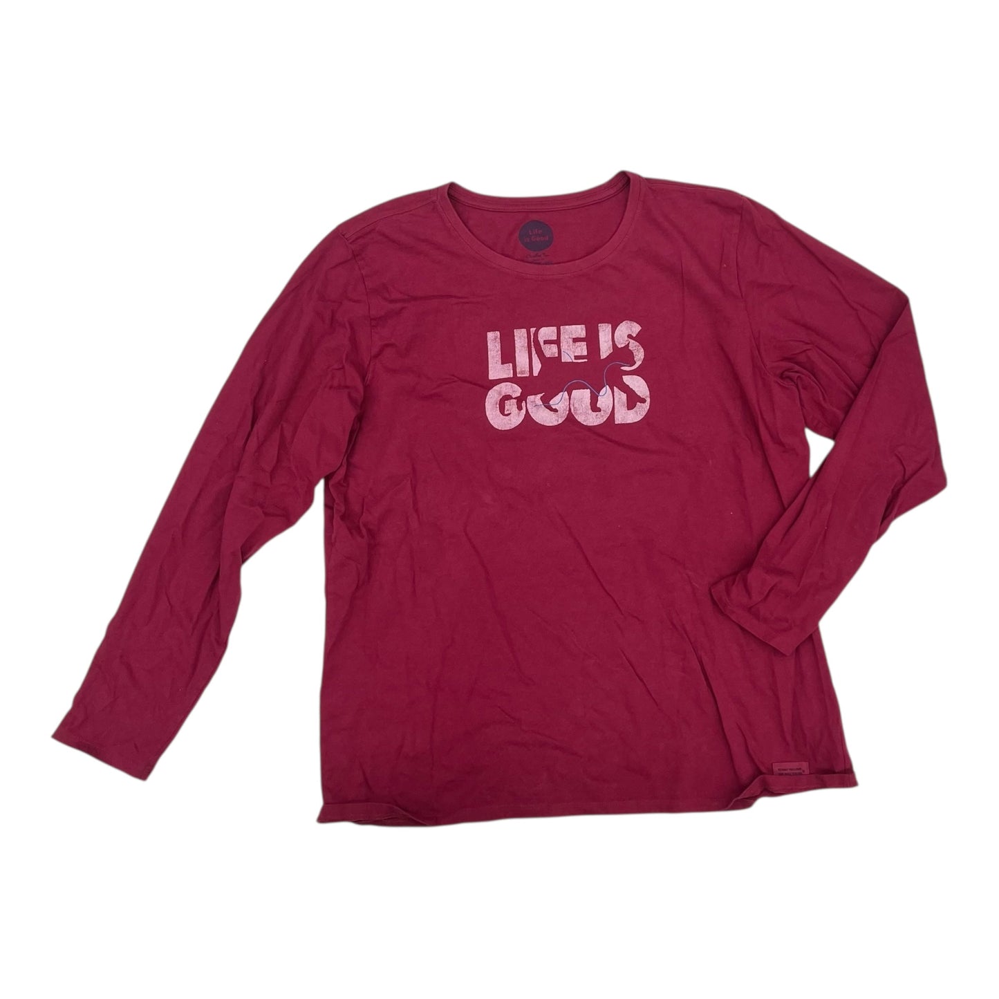 Top Ls By Life Is Good In Purple, Size:Xxl