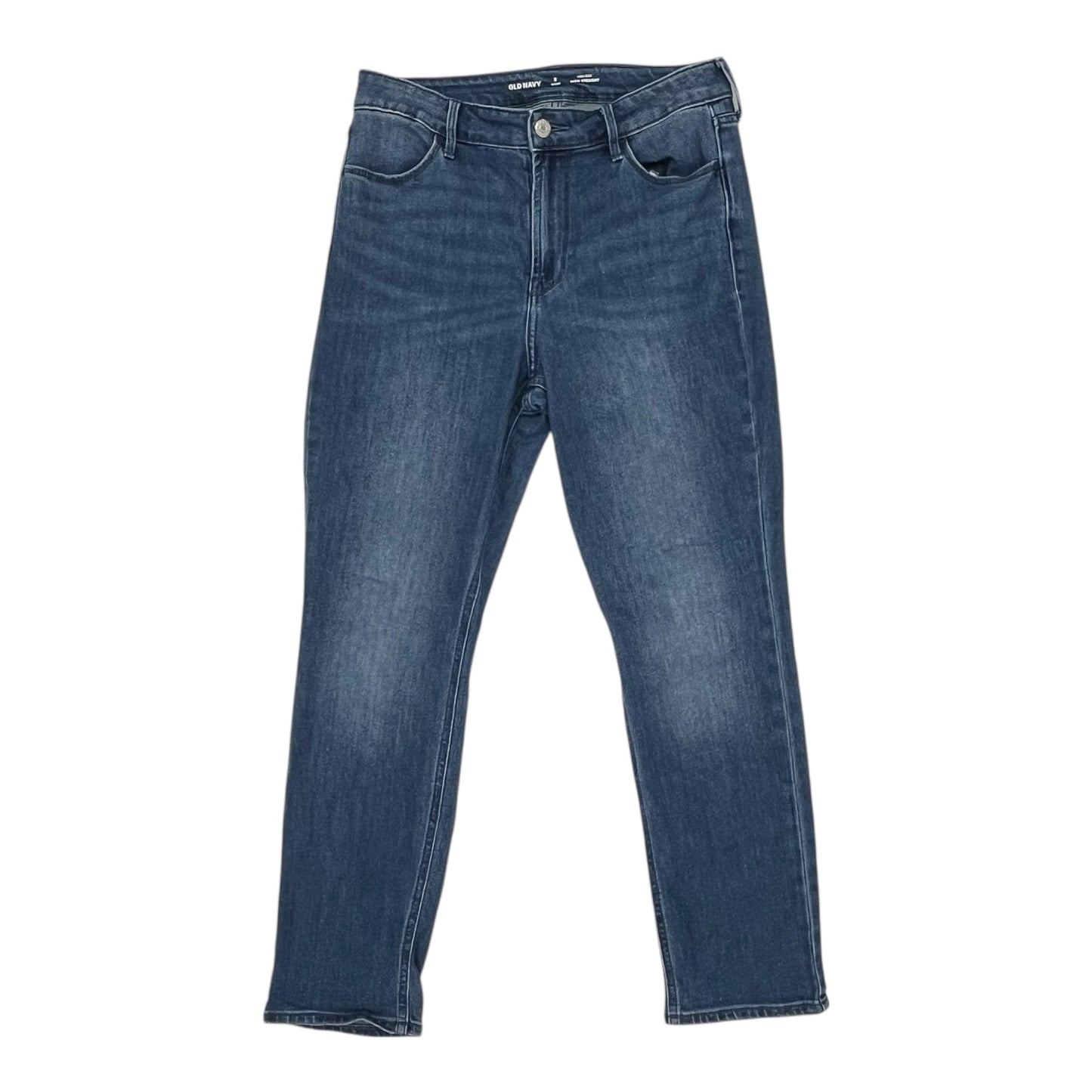 Jeans Straight By Old Navy In Blue Denim, Size:8P