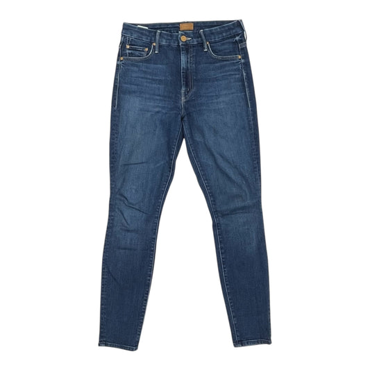 Jeans Skinny By Mother In Blue Denim, Size:6