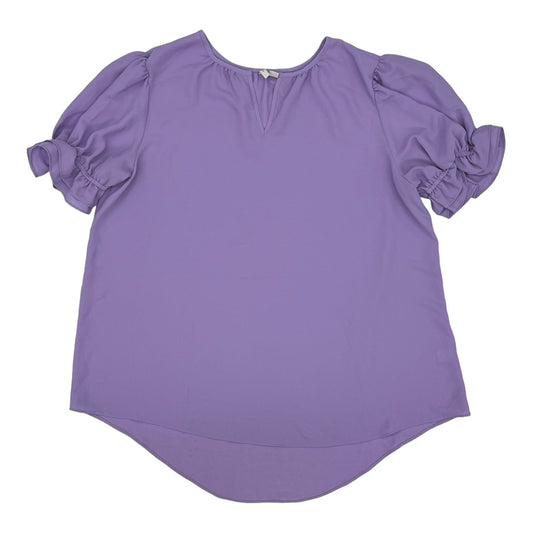PURPLE BLOUSE SS by CATO Size:XL