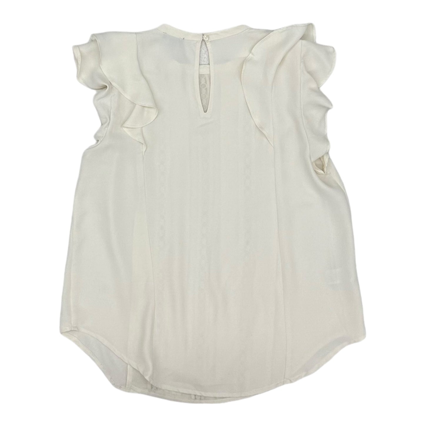 CREAM BLOUSE SS by ANN TAYLOR Size:M