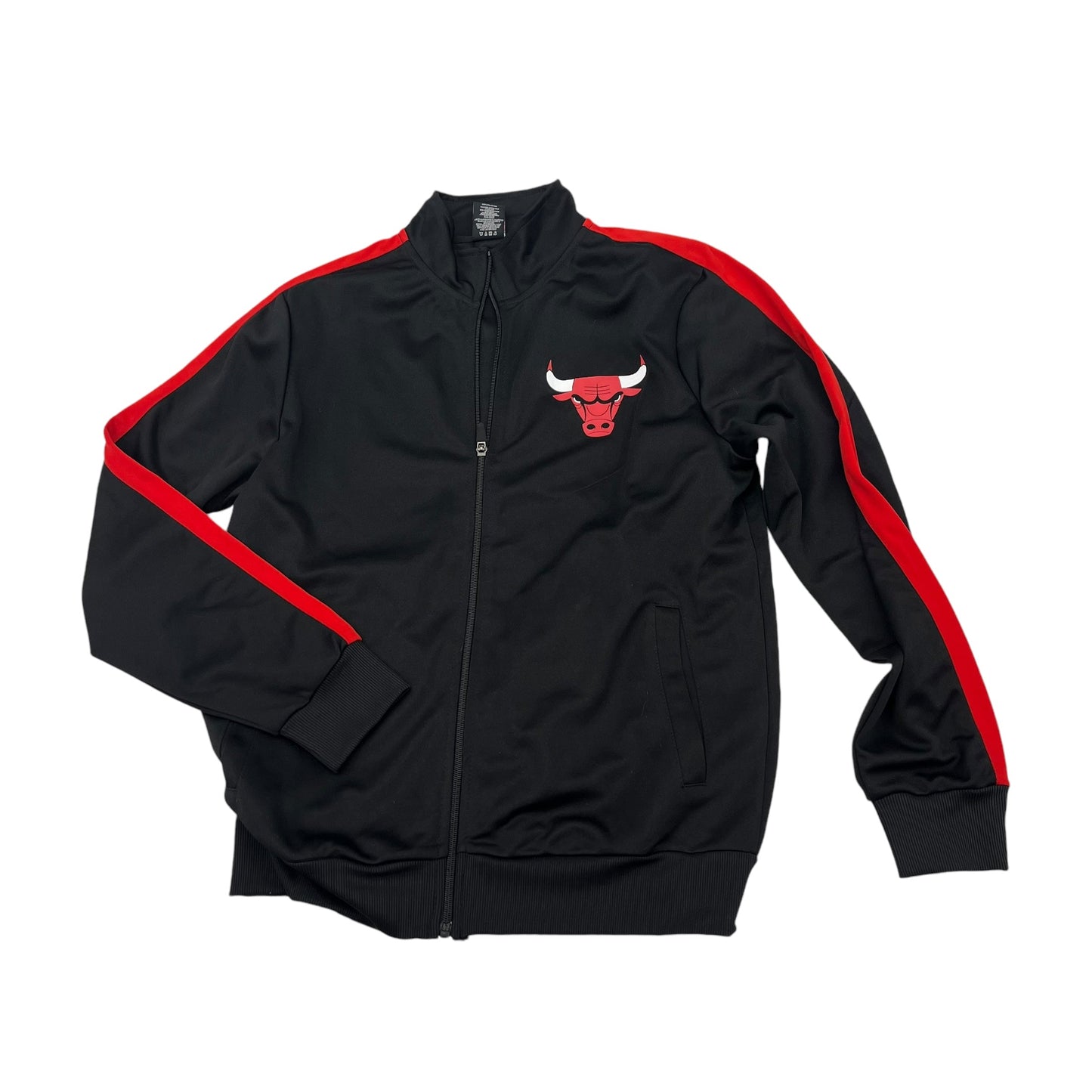 BLACK & RED ATHLETIC JACKET by CLOTHES MENTOR Size:M