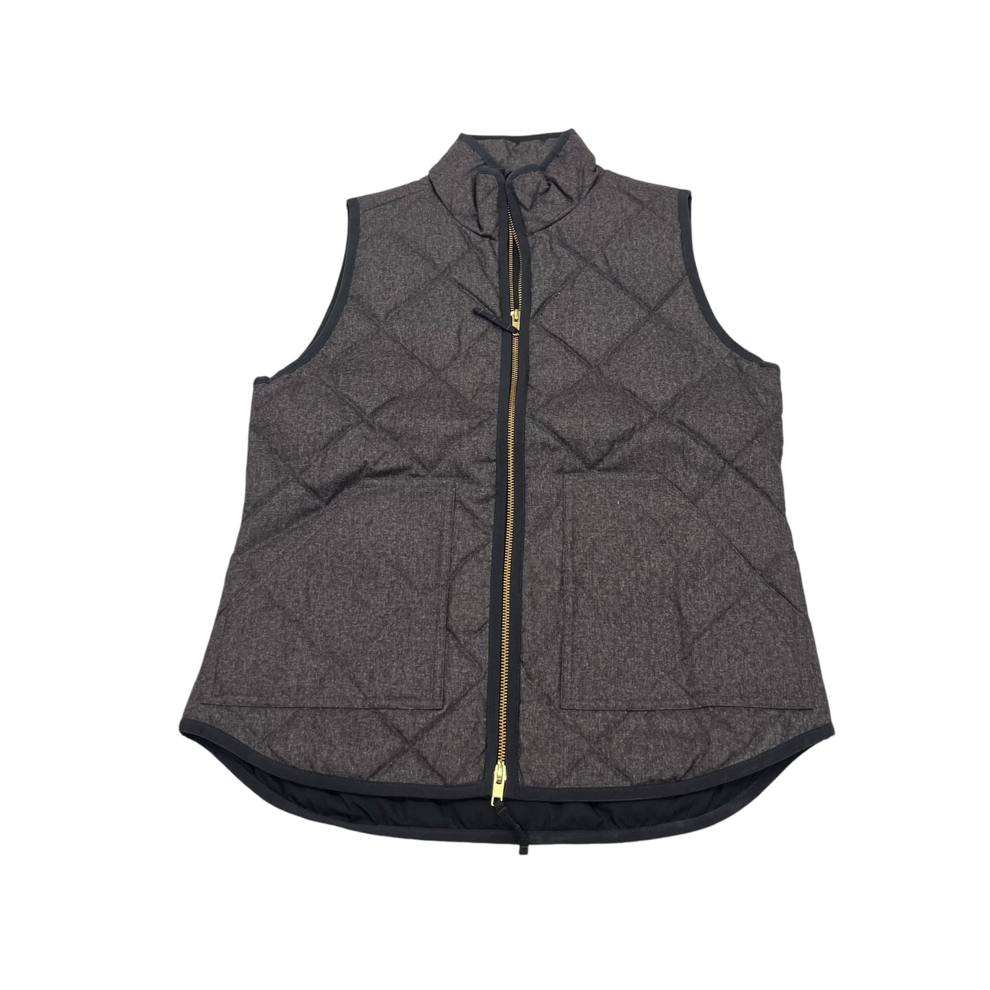 GREY VEST PUFFER & QUILTED by J. CREW Size:XS