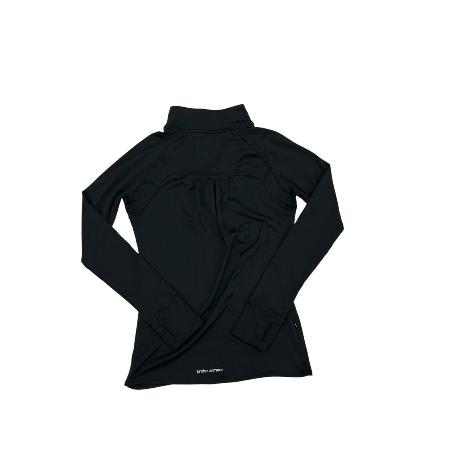 Athletic Top Ls Collar By Under Armour In Black, Size:M