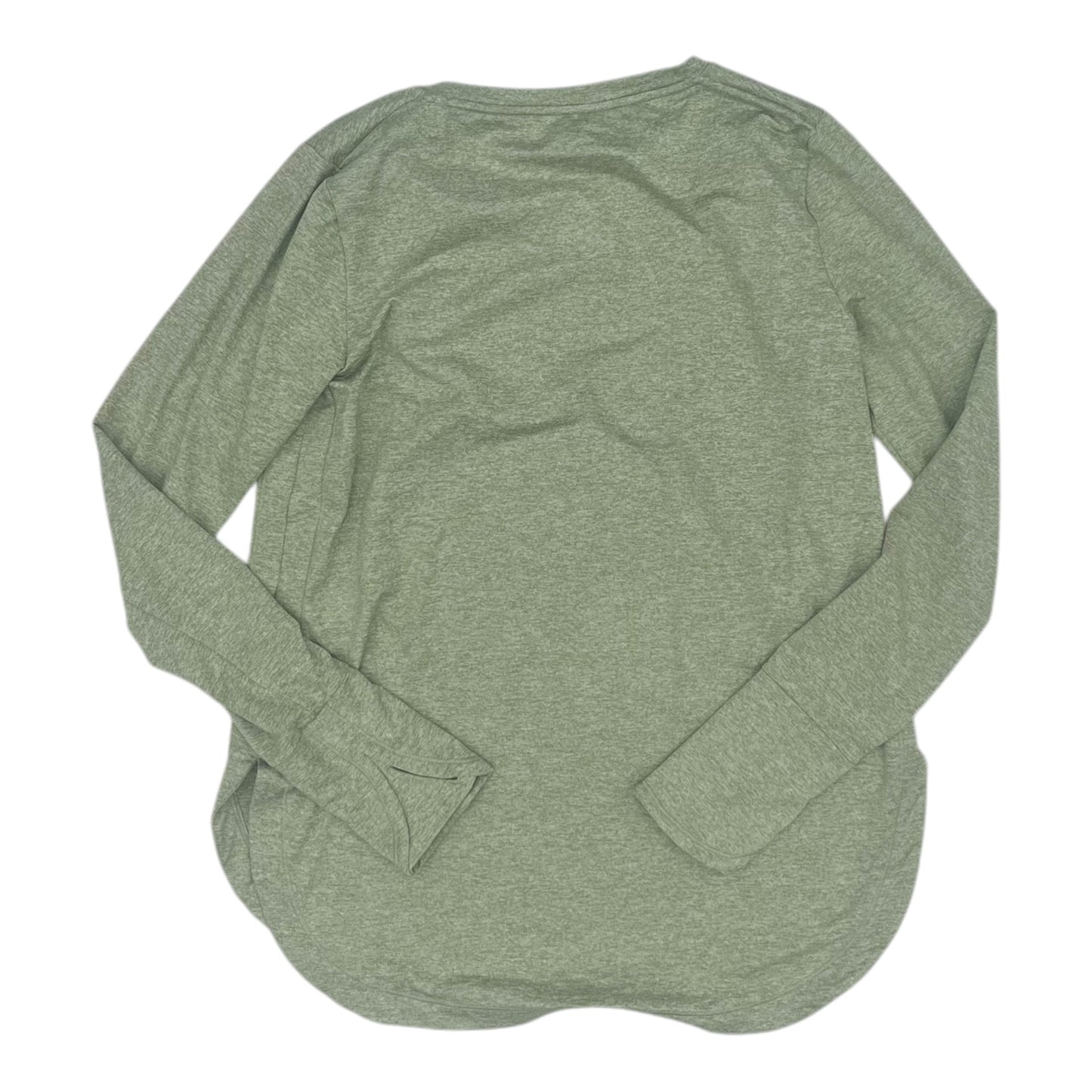 Athletic Top Ls Collar By Athleta In Green, Size:M