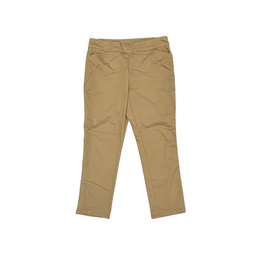 Pants Chinos & Khakis By Croft And Barrow In Tan, Size:16