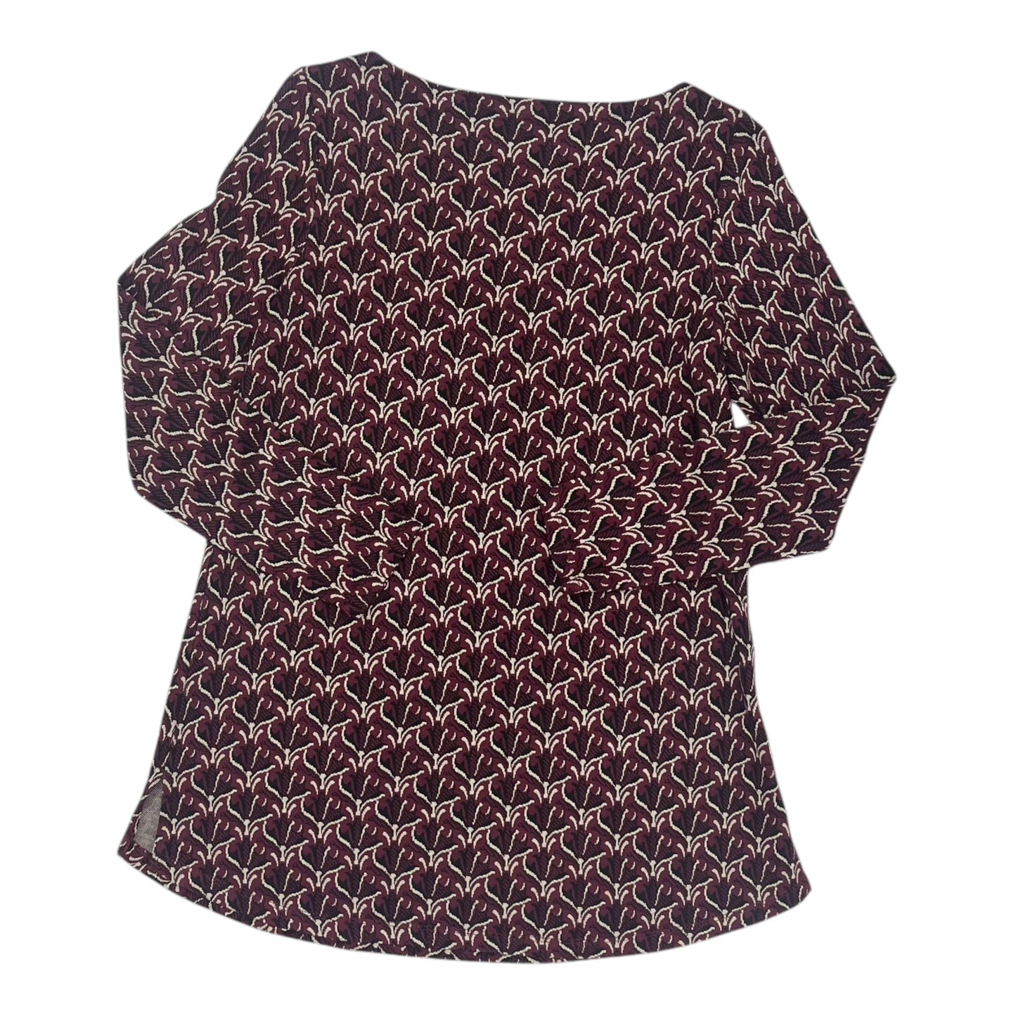 Top Ls By J. Jill In Maroon, Size:Xsp