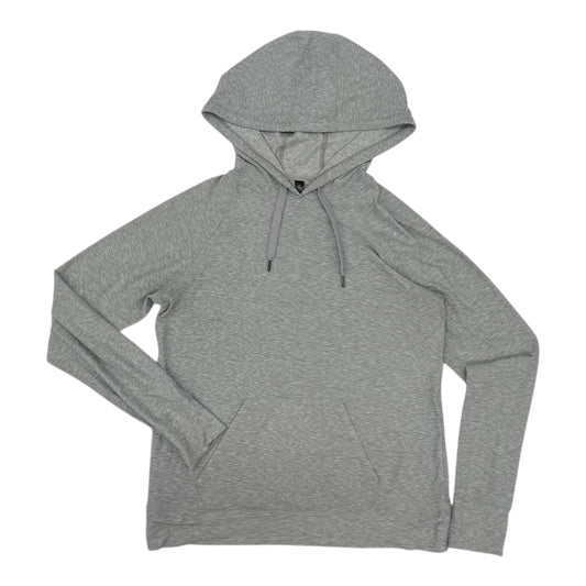 Athletic Top Ls Hoodie By Kyodan In Grey, Size:L