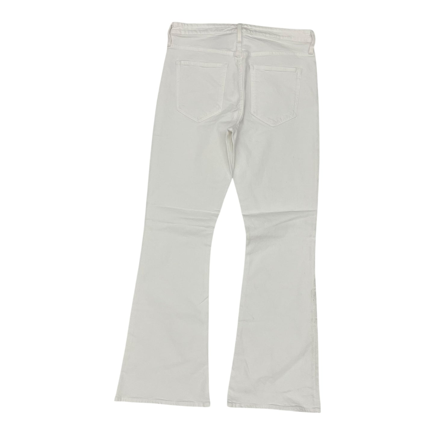 Jeans Flared By J. Crew In White Denim, Size:10