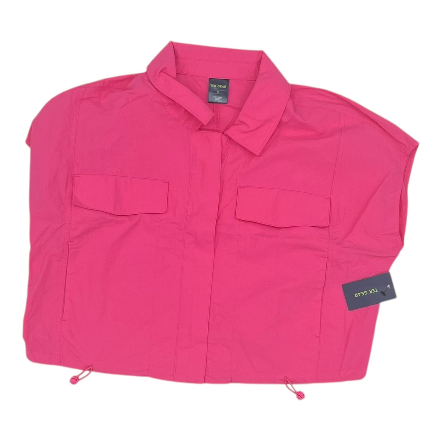 Athletic Top Ss By Tek Gear In Pink, Size:M