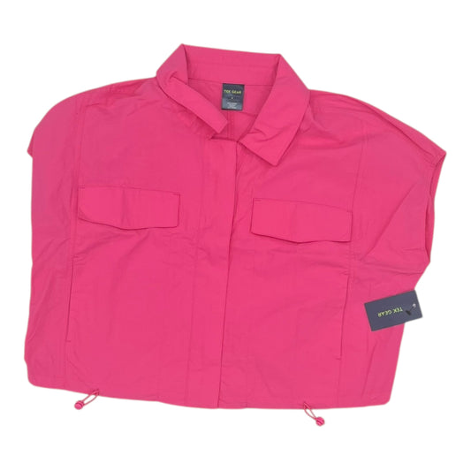 Athletic Top Ss By Tek Gear In Pink, Size:M