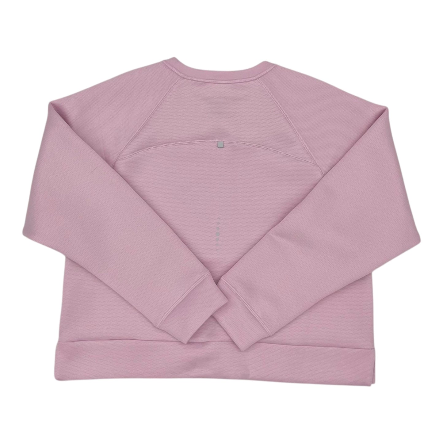 Athletic Sweatshirt Crewneck By Tek Gear In Pink, Size:L