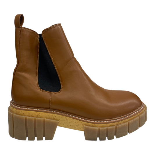 Boots Ankle Heels By Madden Girl In Brown, Size:11