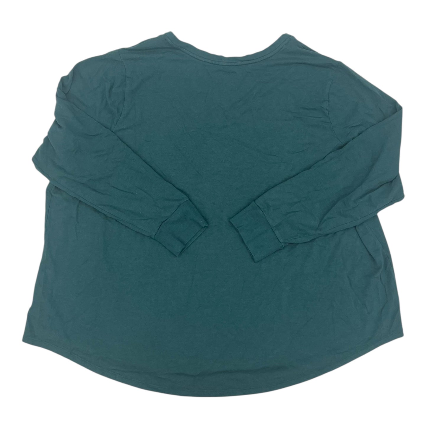 Top Ls By Terra & Sky In Teal, Size:4X