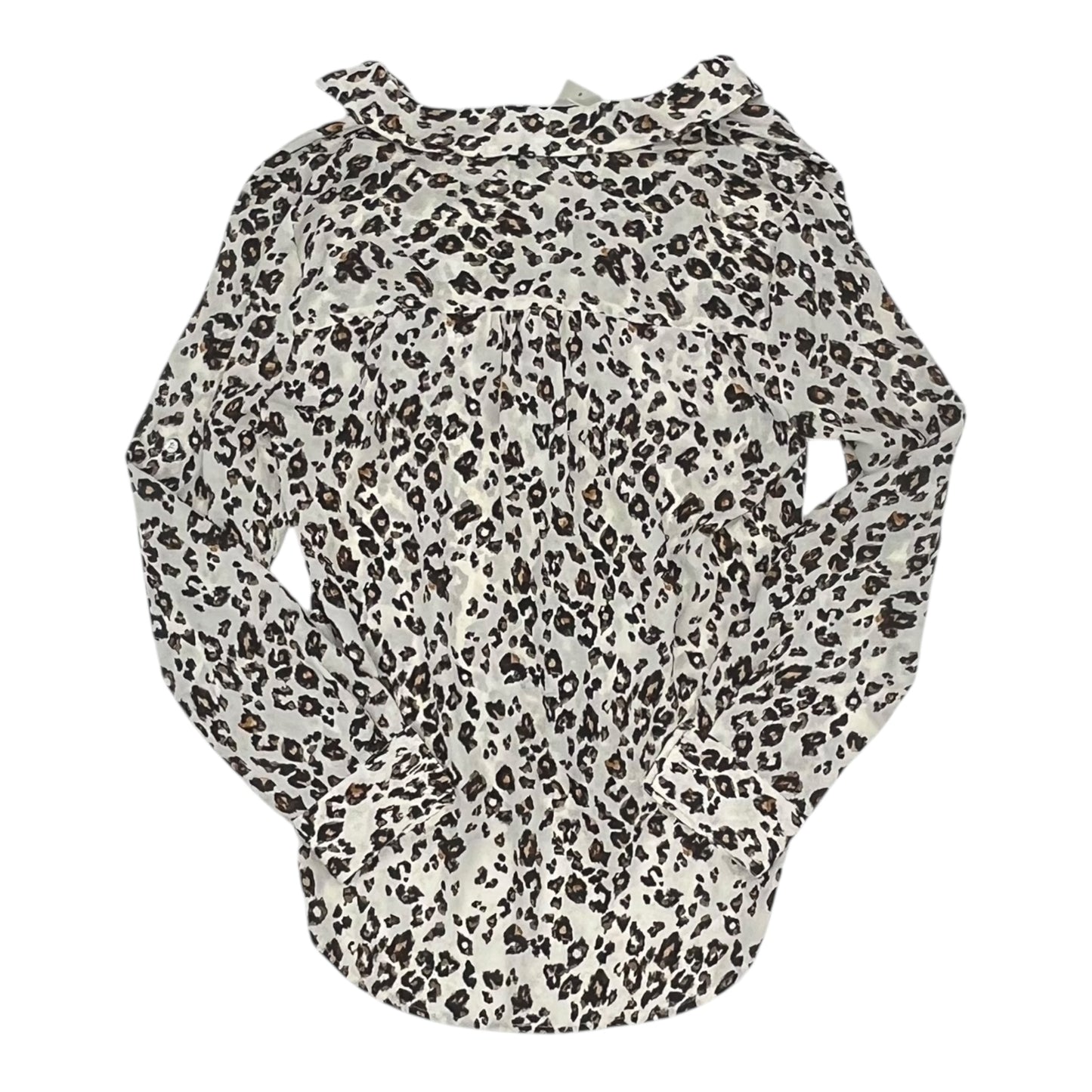 Blouse Ls By Maurices In Animal Print, Size:L