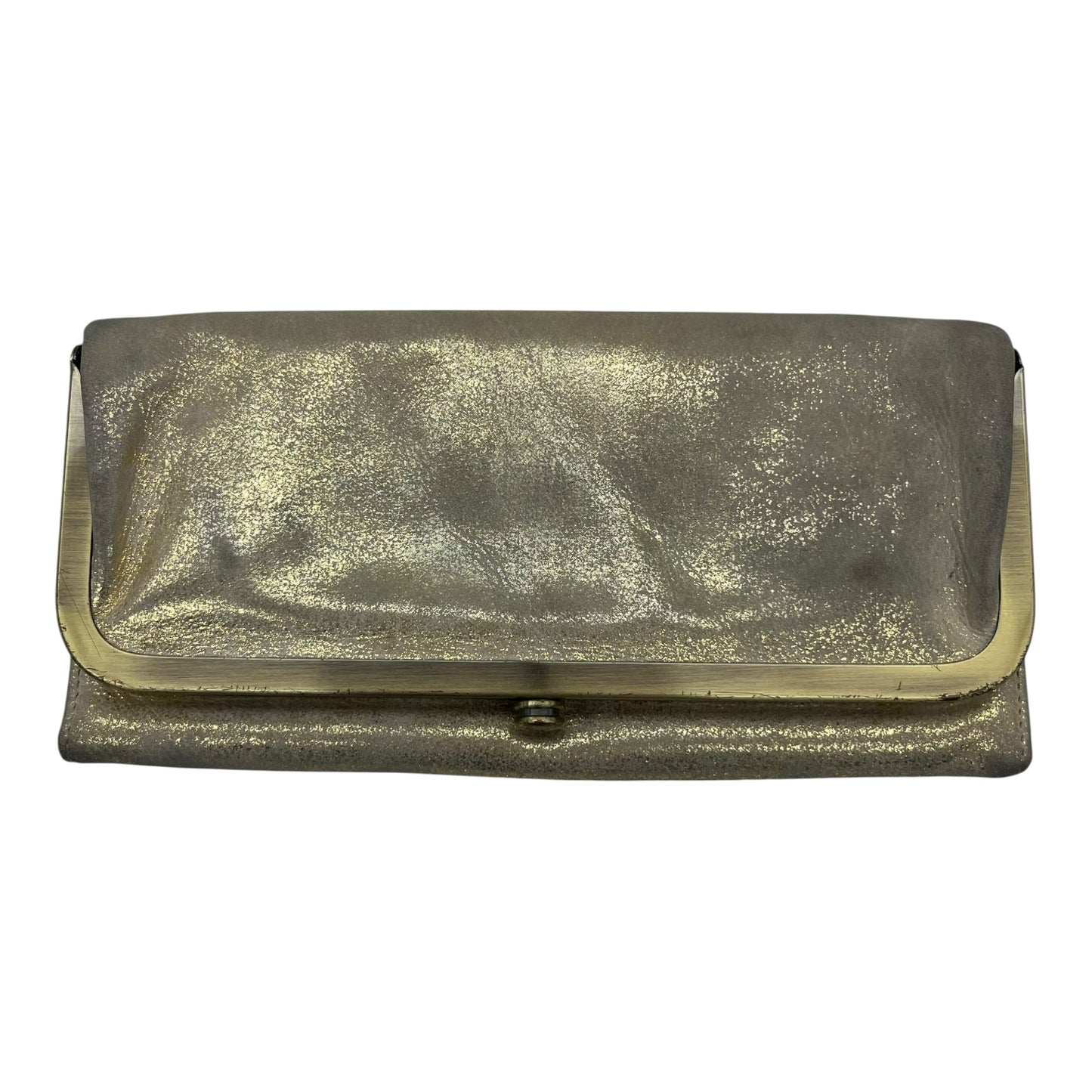 Wallet Leather By Hobo Intl In Gold, Size:Medium