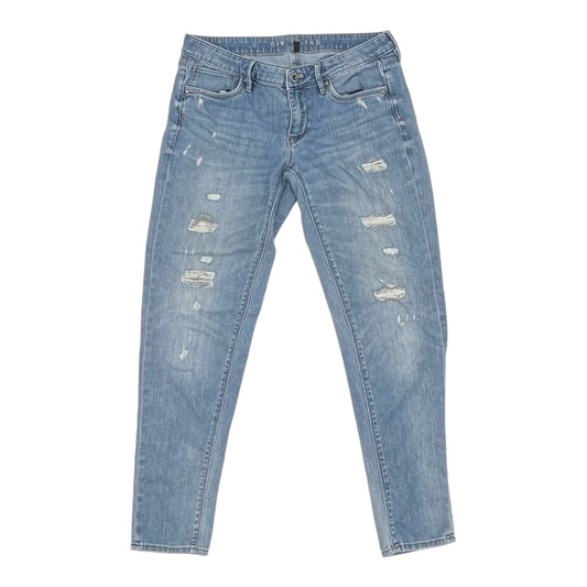 Jeans Skinny By White House Black Market In Blue Denim, Size:4