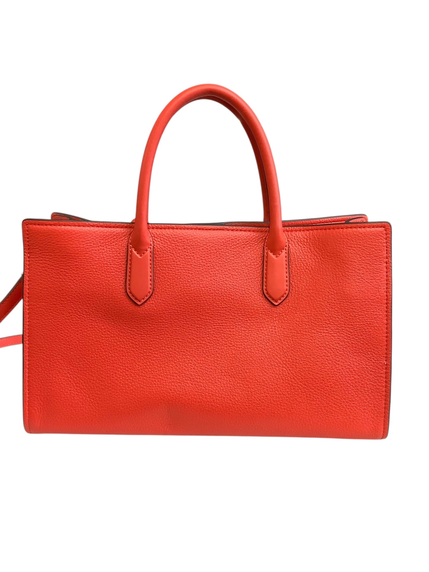 Handbag Designer By Michael Kors In Red, Size:Medium