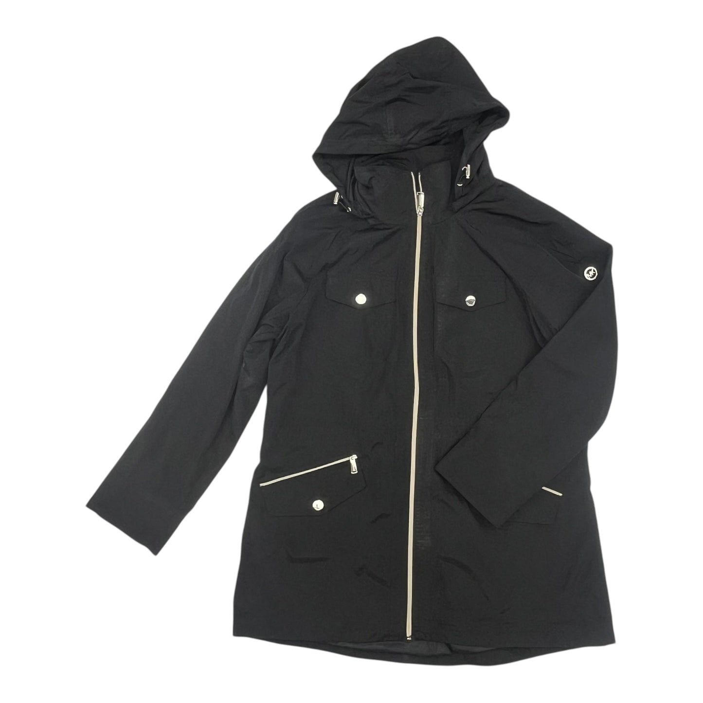 Jacket Designer By Michael Kors In Black, Size:L