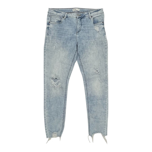 Jeans Skinny By Cmb In Blue Denim, Size:14