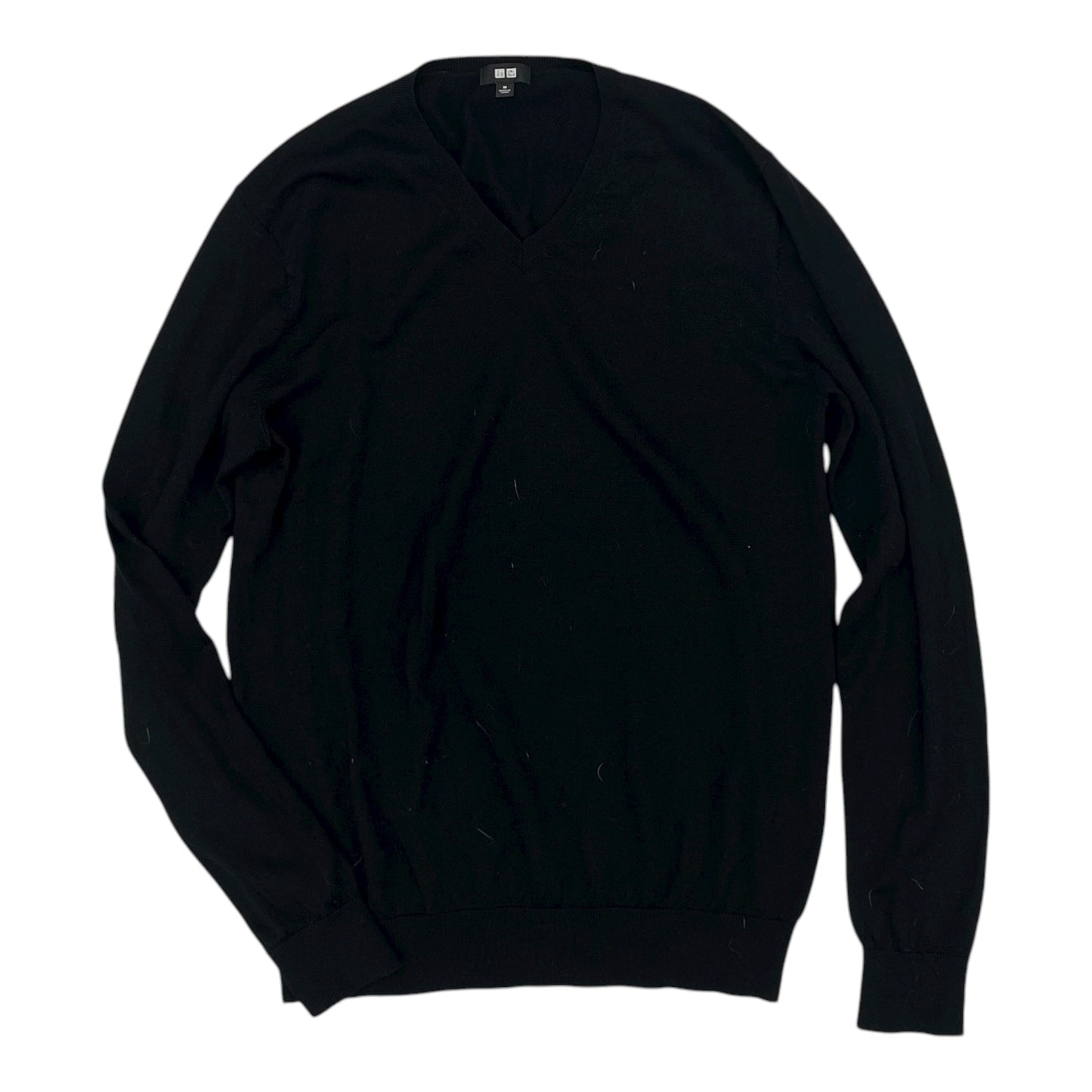 Sweater By Uniqlo In Black, Size:M