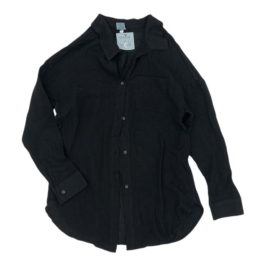 Swimwear Cover-Up By Shade & Shore In Black, Size:S