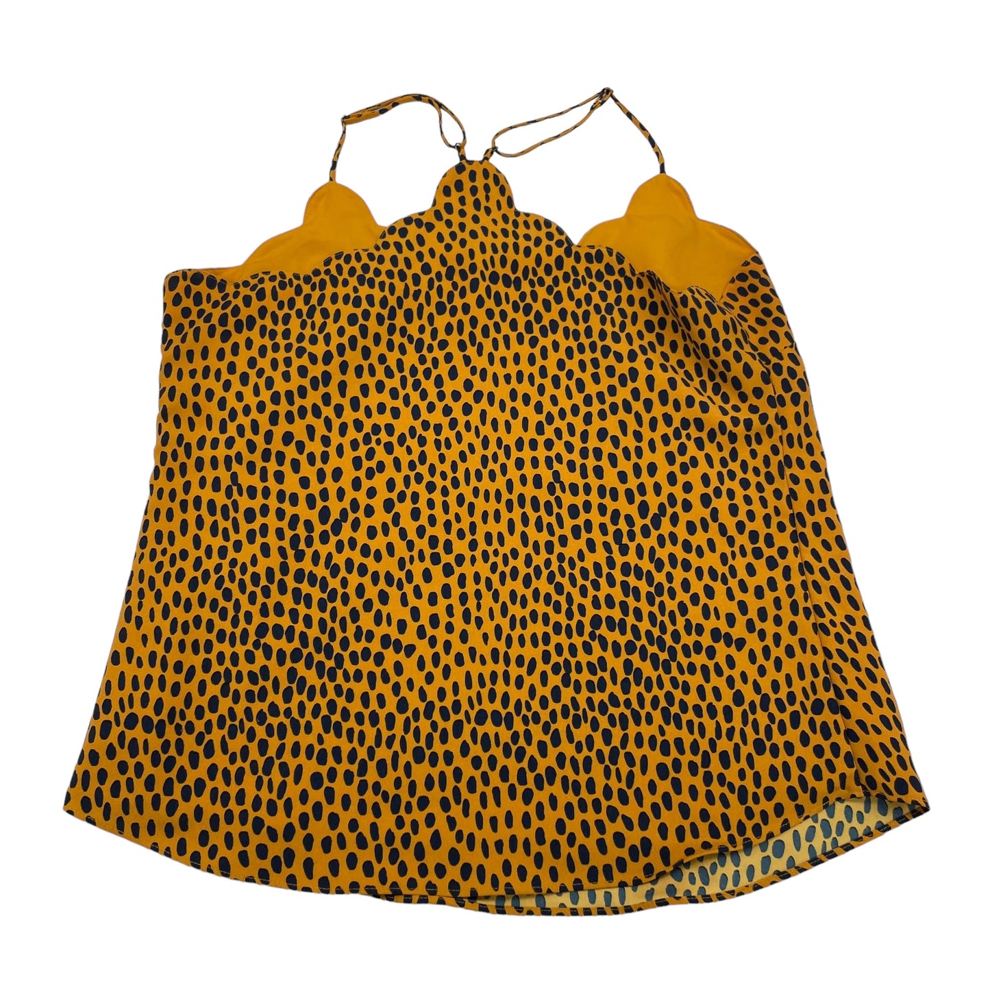 YELLOW BLOUSE SLEEVELESS by J. CREW Size:S