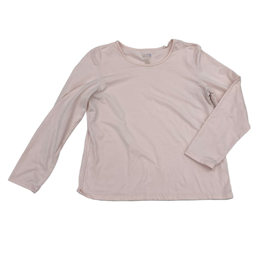 PINK TOP LS BASIC by CROFT AND BARROW Size:S