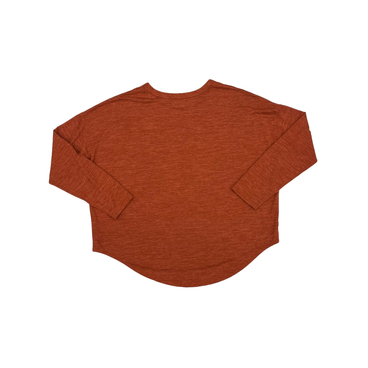 Top Ls By Time And Tru In Orange, Size:Xl