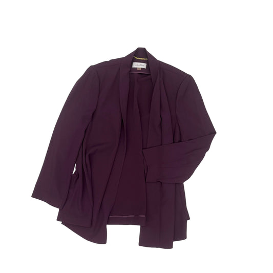 Blazer By Calvin Klein In Purple, Size:1X