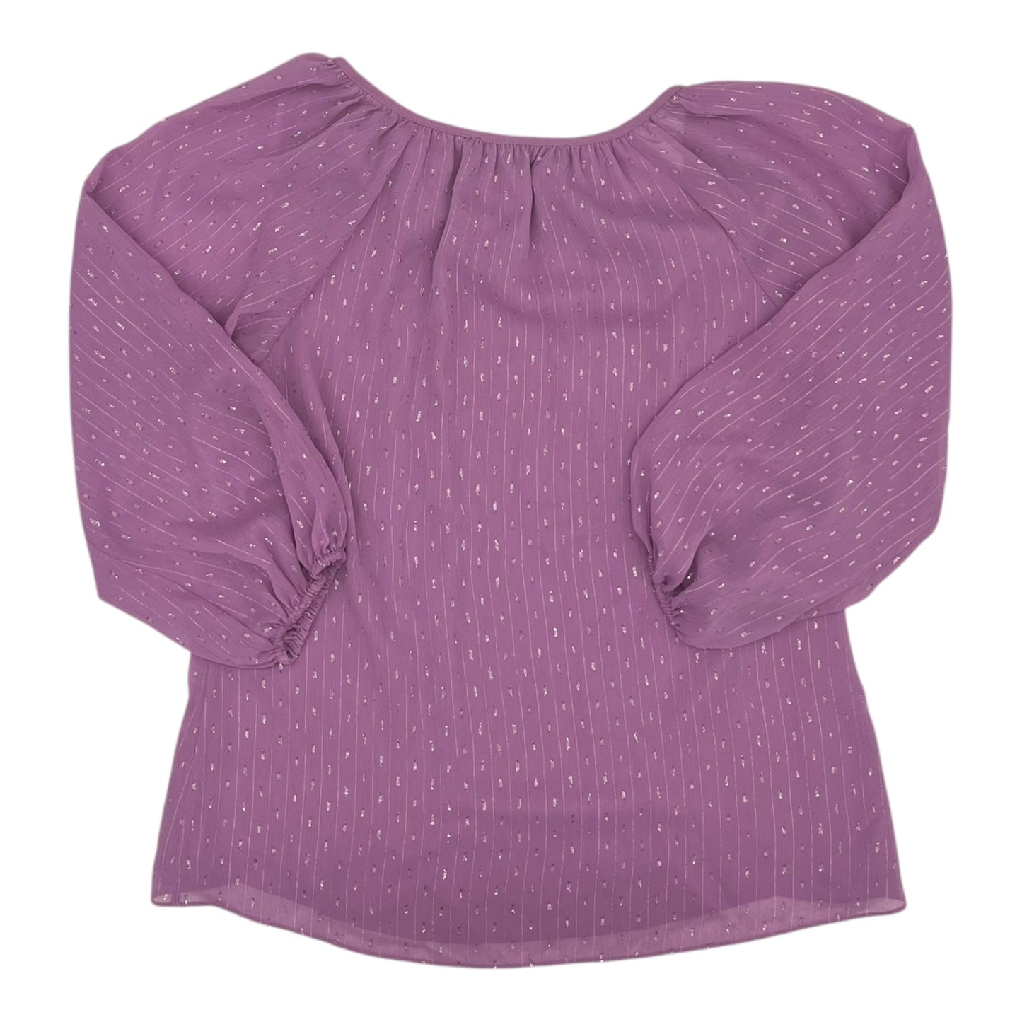 Blouse Ls By White House Black Market In Purple, Size:Xs