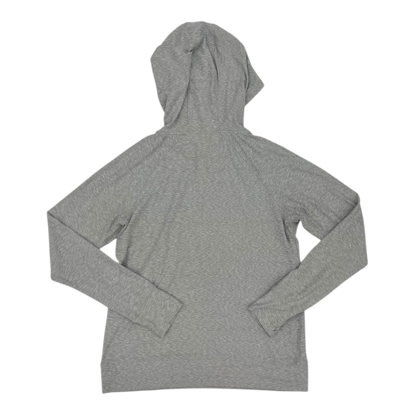 Athletic Top Ls Hoodie By Kyodan In Grey, Size:L