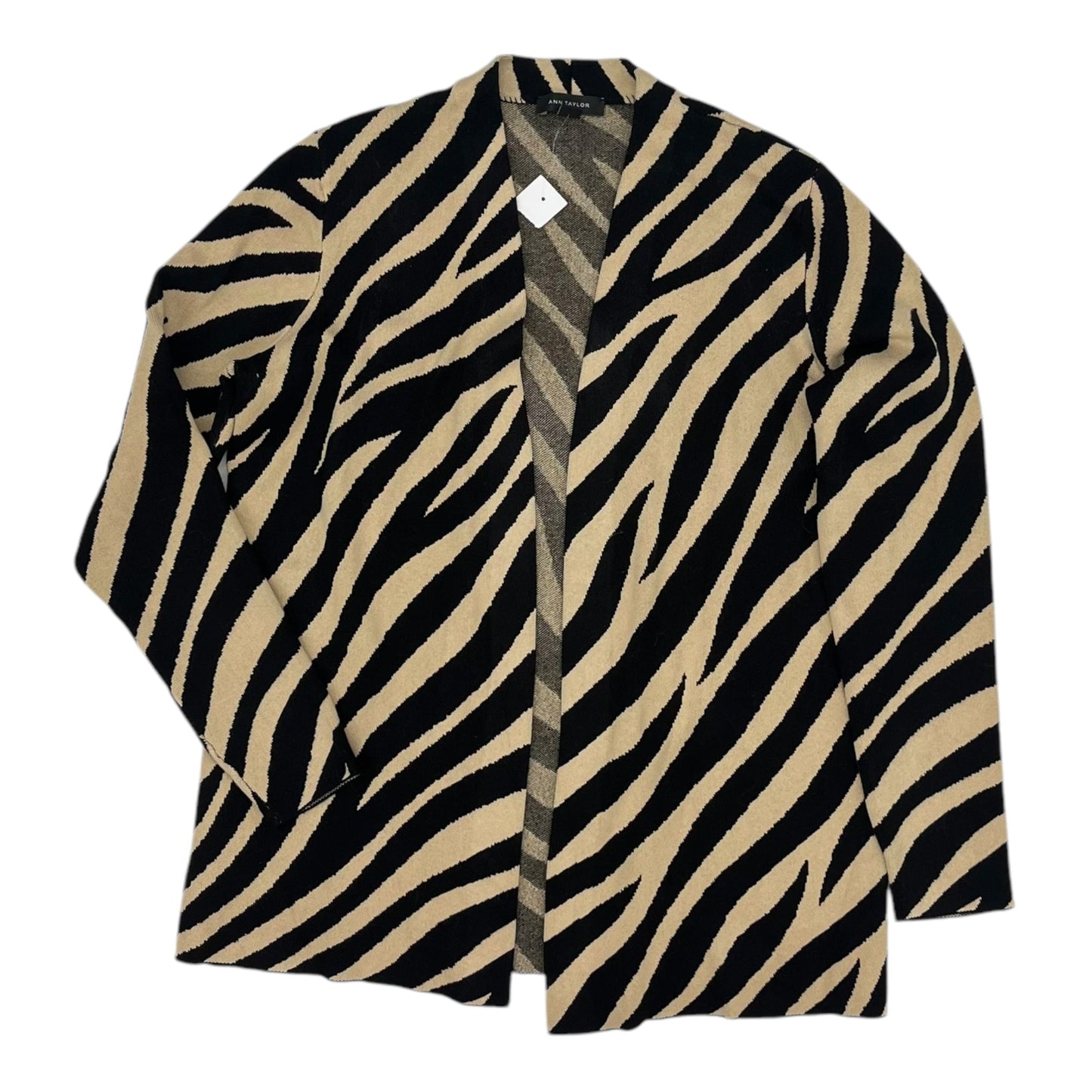 CARDIGAN by ANN TAYLOR In ANIMAL PRINT, Size: M