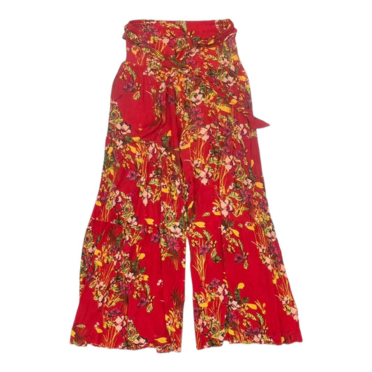 Pants Wide Leg By Free People In Red, Size:L