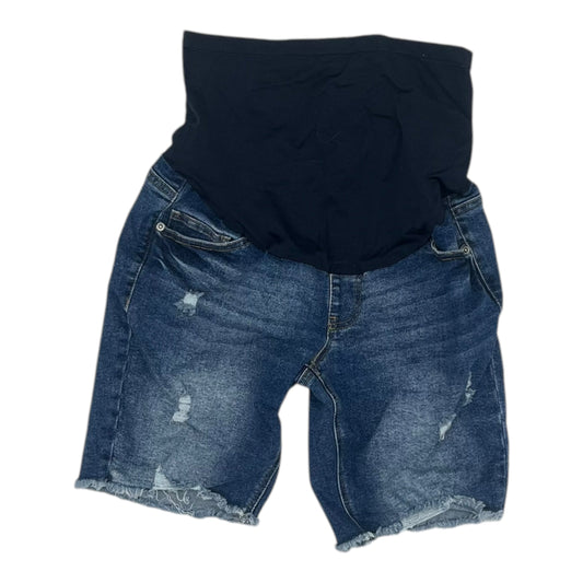 Mat Shorts By Time And Tru In Blue Denim, Size:M