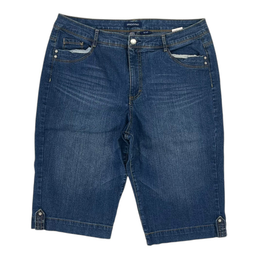 Shorts By Bandolino In Blue Denim, Size:16