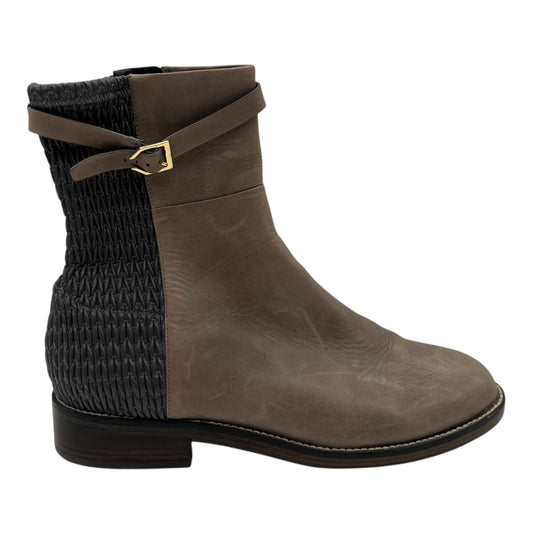 Boots Leather By Cole-Haan In Taupe, Size:11
