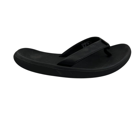Sandals Flip Flops By Nike In Black, Size:9