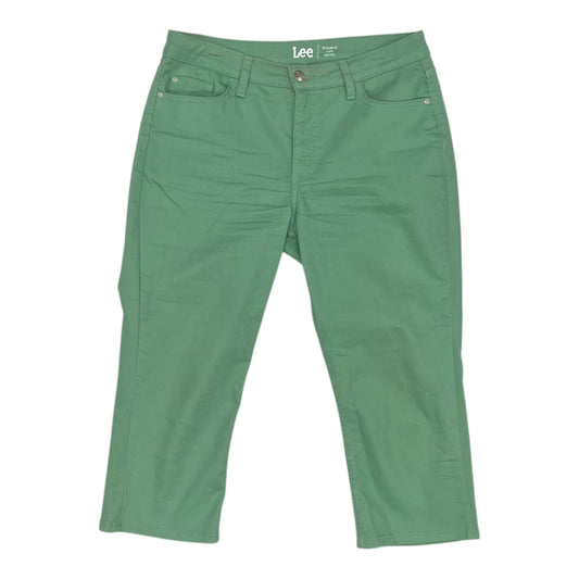 Jeans Cropped By Lee In Green, Size:14