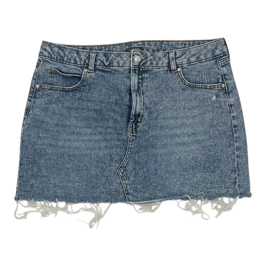 Skirt Mini & Short By Wild Fable In Blue Denim, Size:18