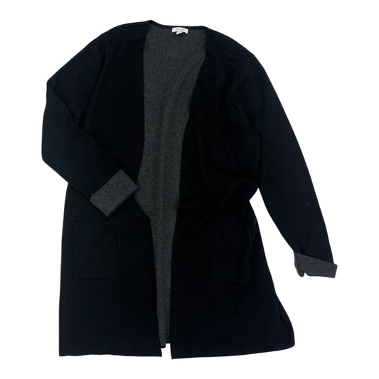Sweater Cardigan By Nine West In Black, Size:Xxl