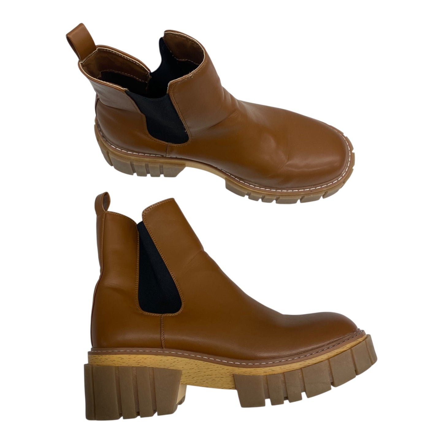 Boots Ankle Heels By Madden Girl In Brown, Size:11