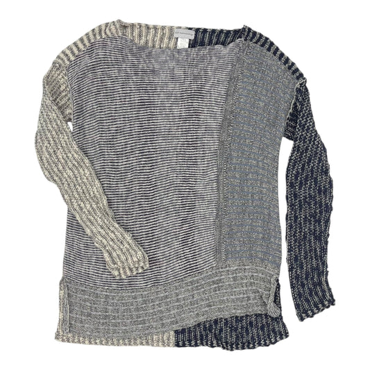 Sweater By Soft Surroundings In Blue & White, Size:M