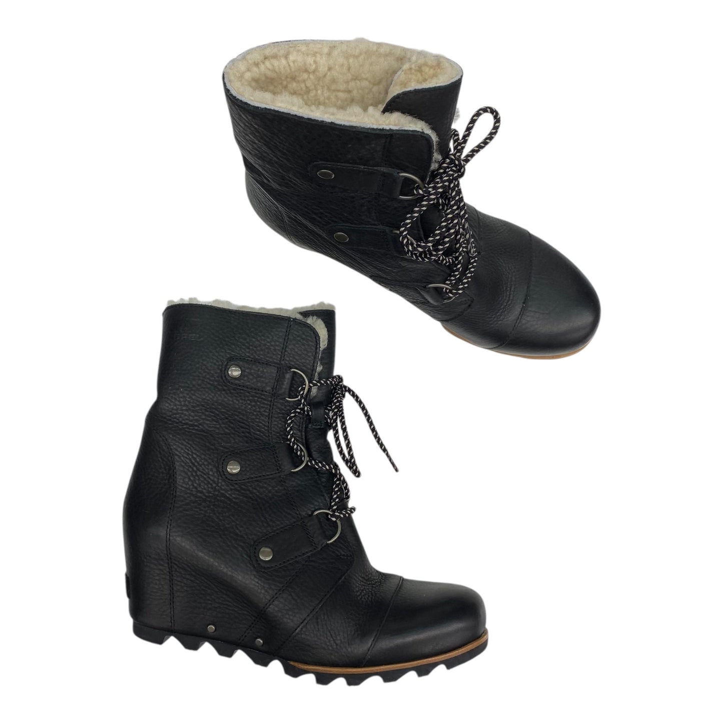 Boots Ankle Heels By Sorel In Black, Size:11