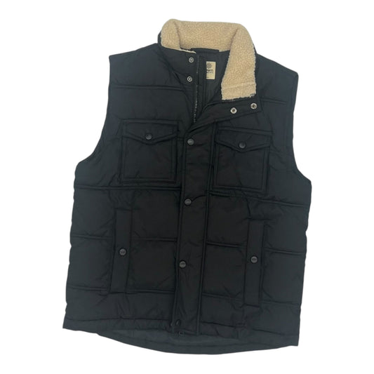 Vest Puffer & Quilted By Ruff Hewn In Black, Size:S