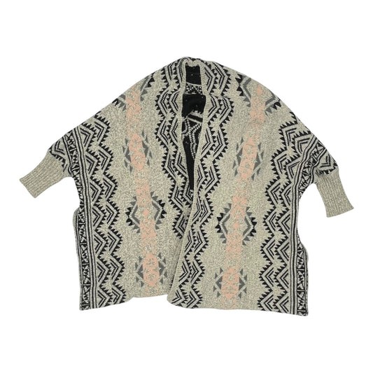 Sweater Cardigan By Maurices In Black & Cream, Size:M