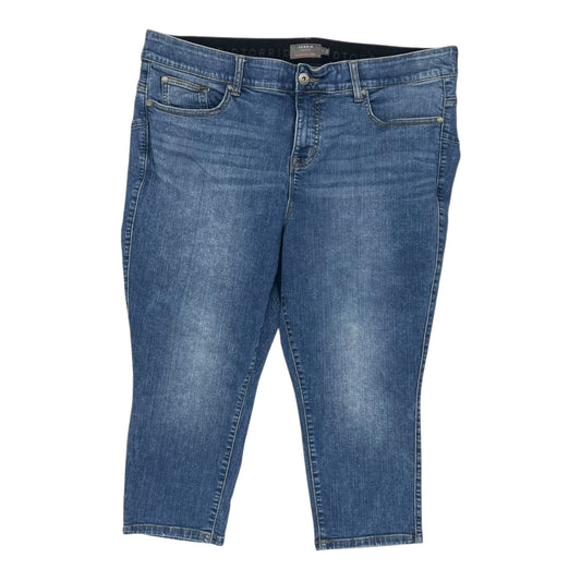 Jeans Cropped By Torrid In Blue Denim, Size:22