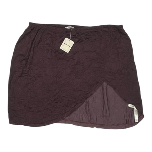 Skirt Mini & Short By Free People In Maroon, Size:L