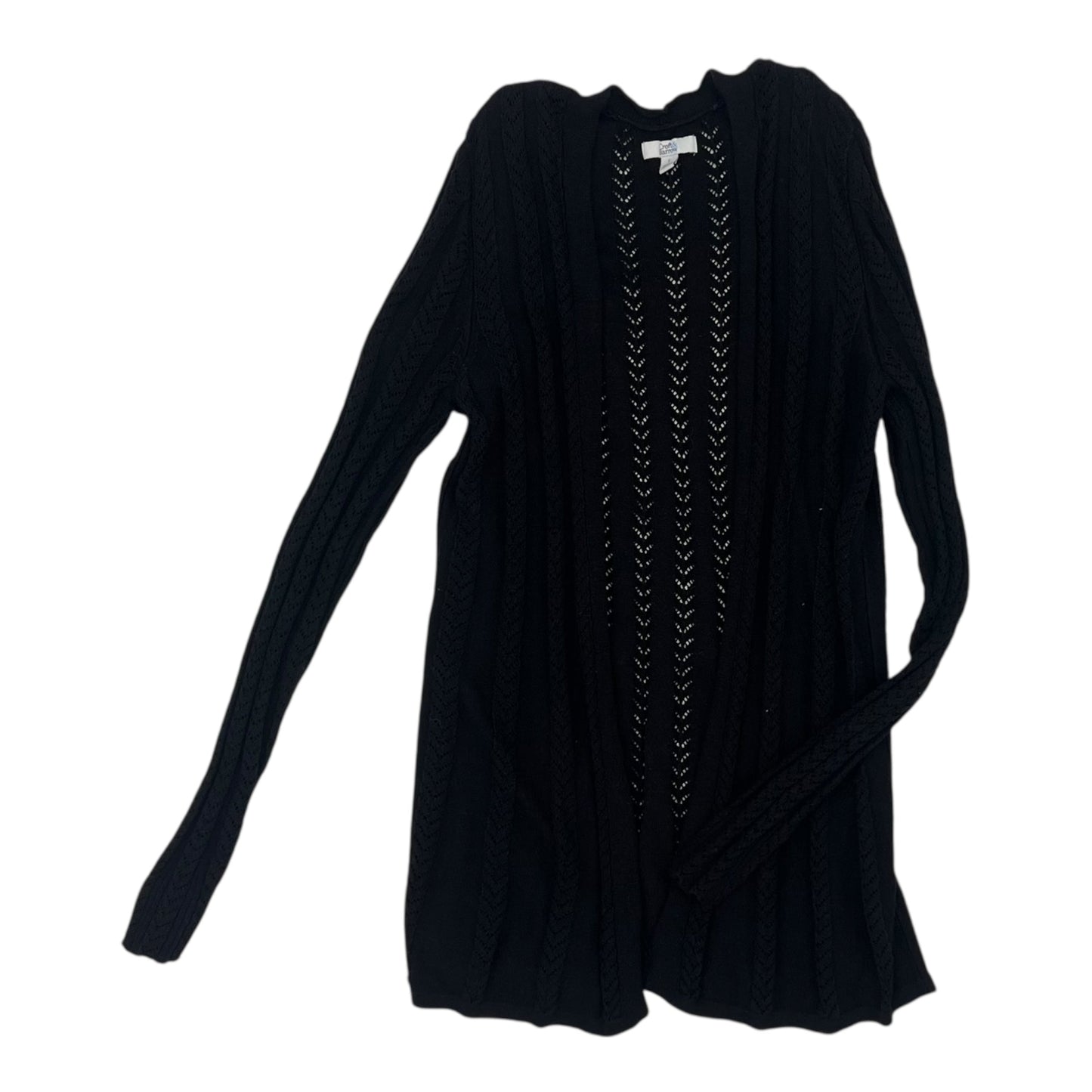 Cardigan By Croft And Barrow In Black, Size:S