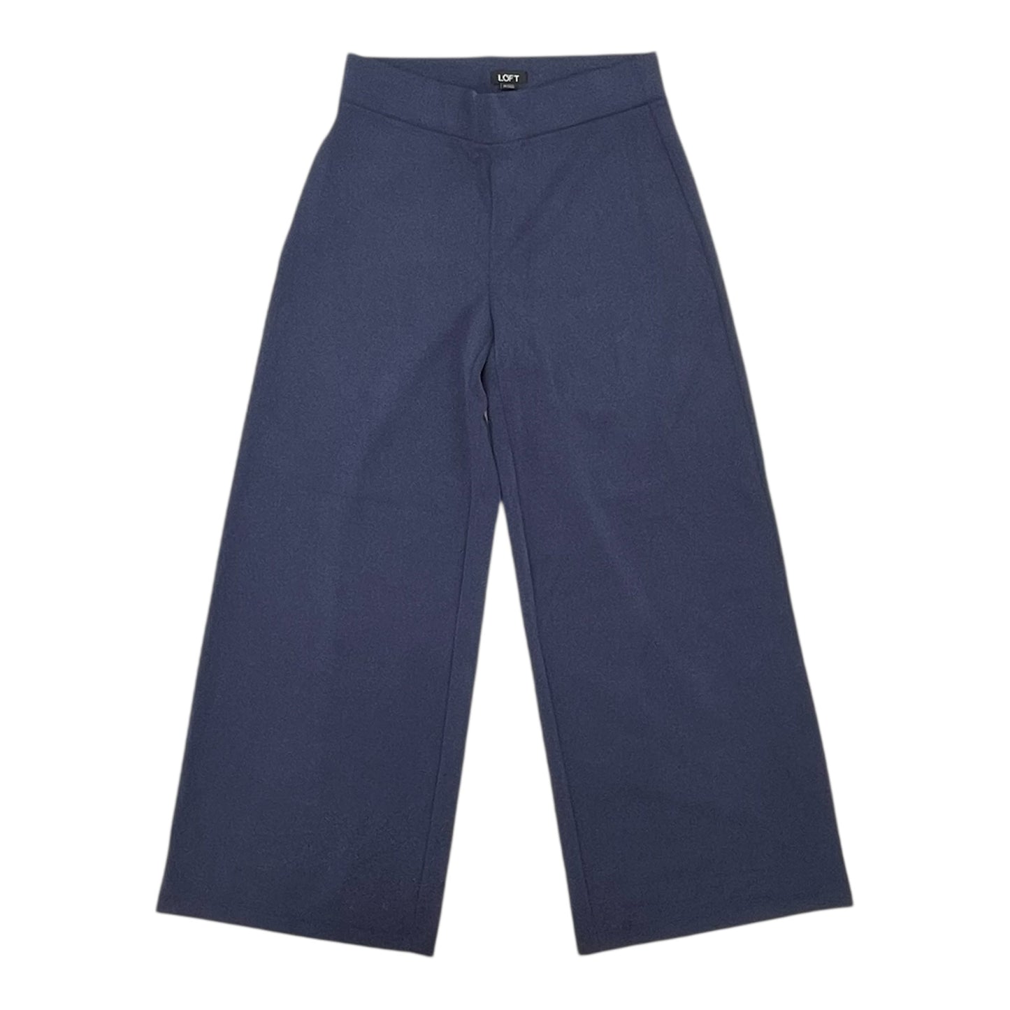 Pants Wide Leg By Loft In Navy, Size:Xs